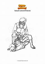 Kakashi Boruto Unterwirft Somete Supercolored sketch template