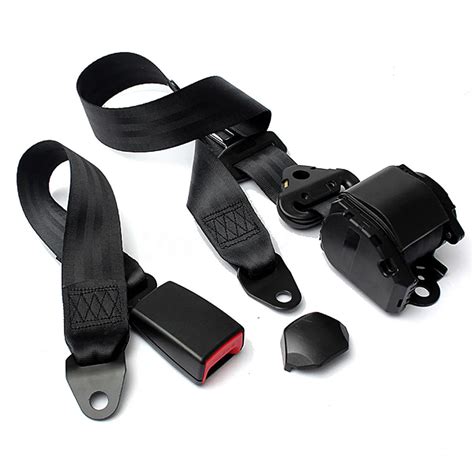 universal retractable  point auto car safety seat belt   car black color  seat belts