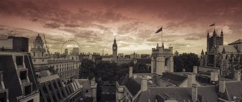 london sunset  richard nuttall  unique silhouette  londons skyline