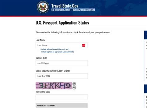 check  passport application status renewal status