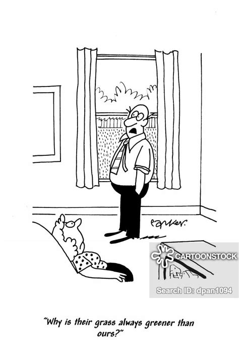 nosey neighbor cartoons and comics funny pictures from cartoonstock