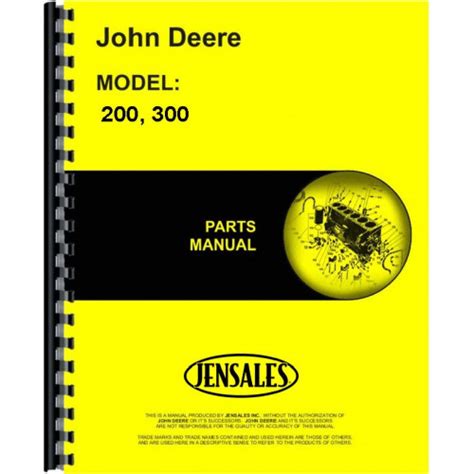 john deere  stack wagon parts manual