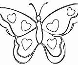 Coloring Pages Hearts Wings Fire Butterfly Getcolorings Getdrawings sketch template