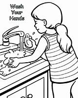 Wash Hygiene Handwashing Getdrawings Coloringhome Chibi Environments Lembar Spr Paintingvalley sketch template
