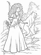 Coloring Pages Brave Printable Disney Recommended sketch template