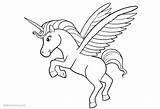 Unicorn Drawing Coloring Pages Line Simple Printable Kids Print Color Adults sketch template
