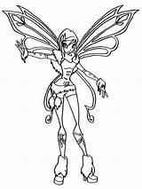 Coloring Winx Tecna Pages Club Girls Recommended sketch template