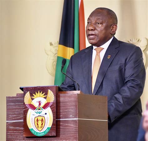 president cyril ramaphosa addresses  nation  measures flickr