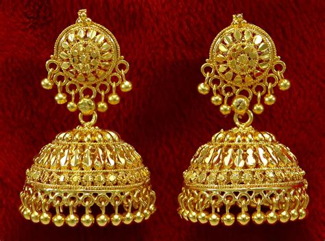 latest designs  gold earrings indian jewellery designs