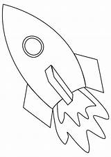 Spaceship Rocket Toddlers Rakieta Kosmiczna Kolorowanka Simple Rakete Raumschiff Espacial Nave Visit Astronauta Ausmalbild Cohete Bezoeken Mamydzieci Activities sketch template