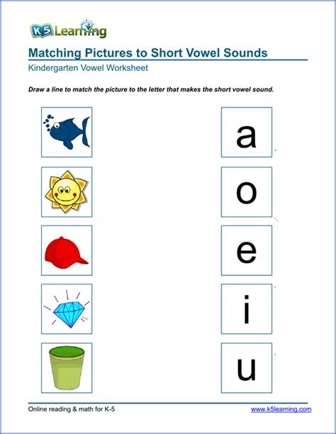 worksheets  writing vowels  kindergarten karin imagination