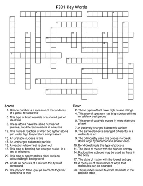printable easy crossword puzzles  answers