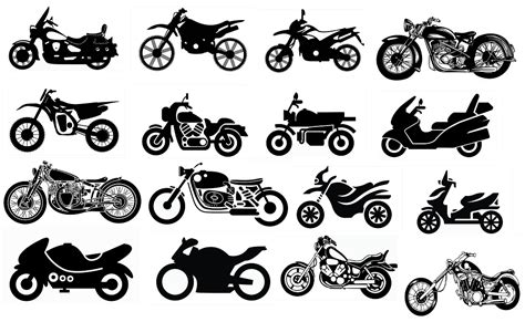 digitalfil motorcycle svgcut filessilhouette clipartvinyl files