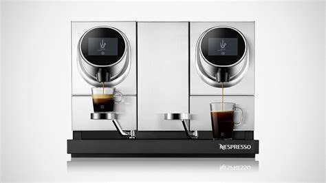 nespresso professional outs  super sleek coffee machine  businesses shouts
