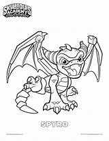 Spyro Skylanders Coloriage Skylander Giants Getcolorings Coloriages Mamalikesthis sketch template