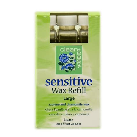 clean easy sensitive wax refill