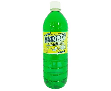 max glow dishwashing liquid lemon scents