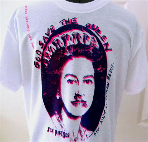 God Save The Queen Sex Pistols Evil Eyes Punk T Shirt The Pirates