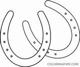 Coloring4free Horseshoe sketch template