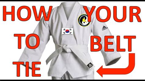 tie  martial arts belt  taekwondo white belt youtube