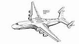 Airplane Concorde sketch template