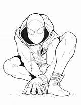 Iron Spider Coloring Pages Marvel Printable Print Flash Color Getdrawings Getcolorings sketch template