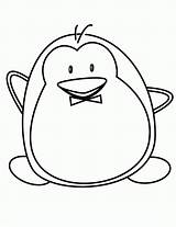 Cute Penguin Coloring Pages sketch template
