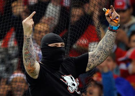 october  serbian hooligans riot  euro  qualifying match  genoa hoolsnet