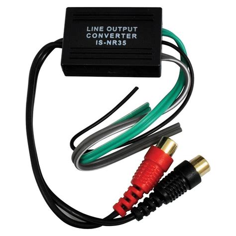 speaker wire  rca hilow adapter converter  level output audio video car walmartcom
