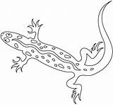 Hagedis Kleuterdigitaal Reptielen Dieren sketch template