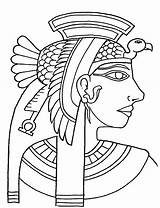Cleopatra Egitto Antico Faraones Egipto Egizi Egiziani Egizia Egizie Maschere Desenhos Gente Egyptian Antica Profilo Bordar Stampa Egiziana Kleurplaat Midisegni sketch template