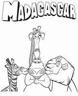 Madagascar sketch template