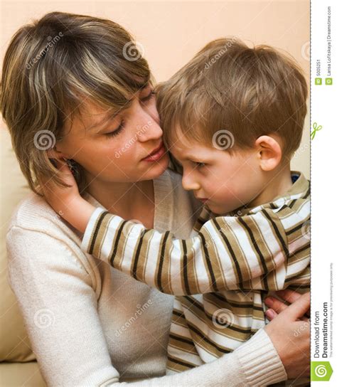 mother and son stock image image of smiling embracing 5005251