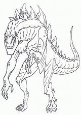 Godzilla Adora sketch template