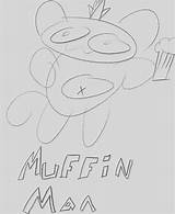 Muffin Man Pages Template Coloring sketch template