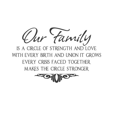 wall quotes wall decals  family happy family quotes family