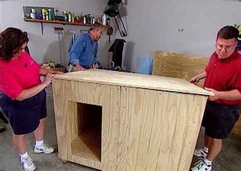 build  custom insulated dog house ron hazelton  diy ideas projects cheap dog