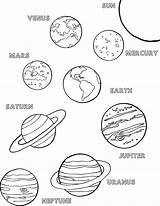 Planet Teach Colouring Astronomy sketch template