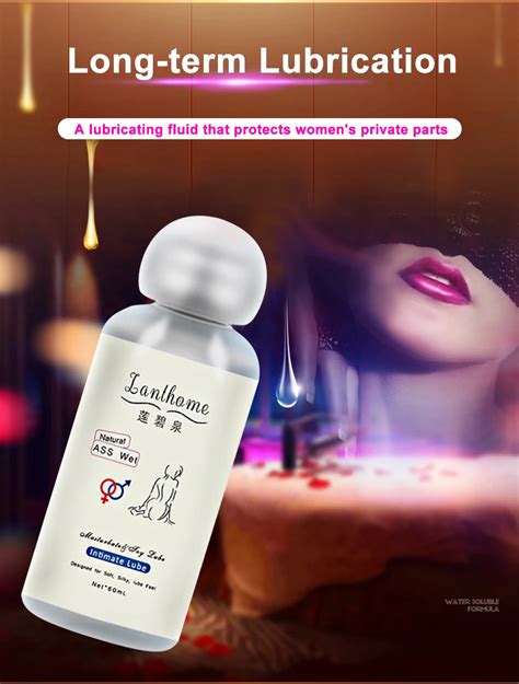 Oem Private Label 60ml Water Based Liquid Smooth Stimulant Lube Oil Sex