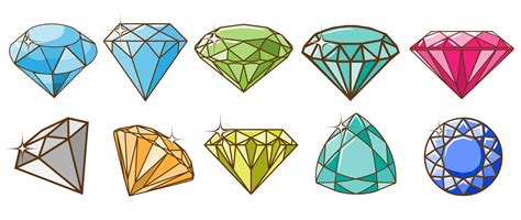 gem vector art icons  graphics