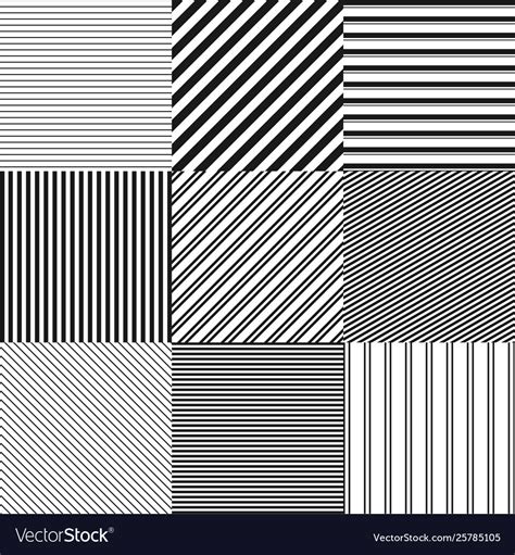 seamless abstract striped patterns royalty  vector image
