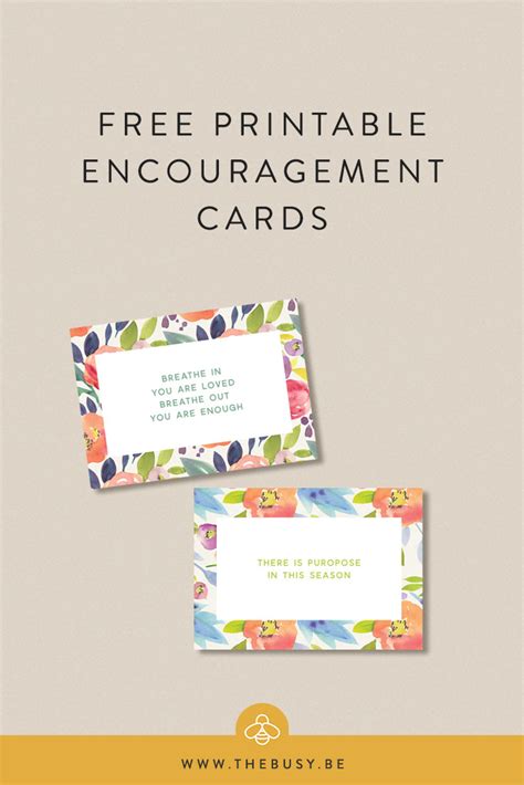 printable encouragement cards