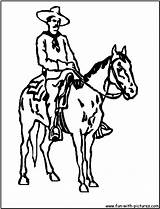 Cowboy Horse Coloring Pages Printable Fun Print Getcolorings sketch template