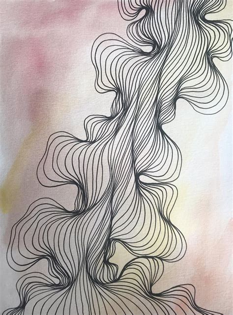 abstract organic  art watercolor  ink  paper abstract  drawing art  drawing