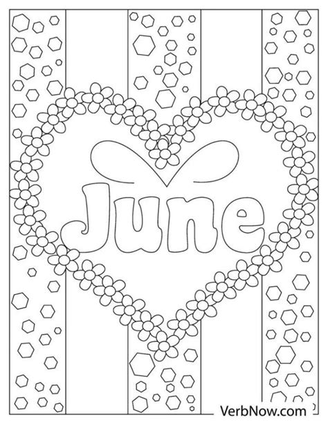 june coloring pages  kids  adults blitsy