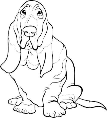 basset hound dog dachshund dog dachshunds art  illustration