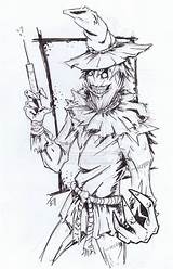 Scarecrow sketch template