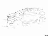 Ecosport Caricos sketch template