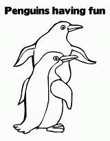 Penguin Coloring Pages Penguins Printable Tacky Kids Christmas Fun Pdf Club Winter Comments Rocks Realistic Coloringhome Having sketch template