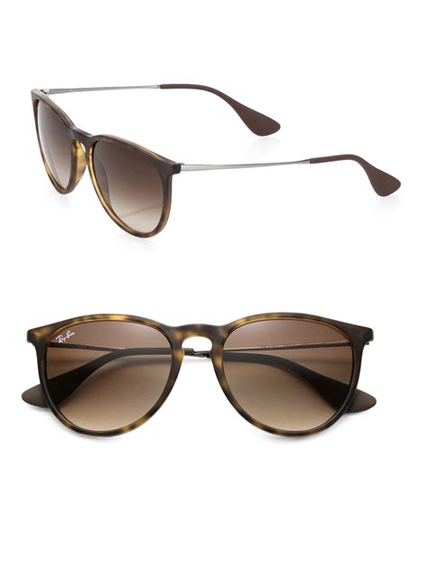 ray ban vintage inspired  sunglasses  brown havana lyst